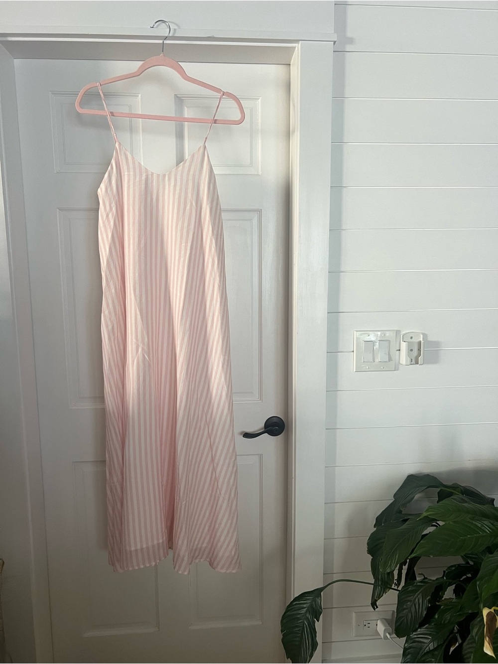 Xirena Teague Striped A-line Dress size X-Small. Light Pink Striped